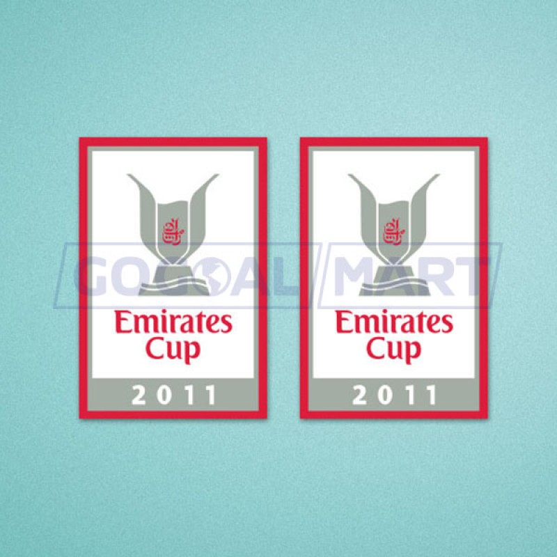 Arsenal Emirates Cup 2011 Sleeve Soccer Patch / Badge
