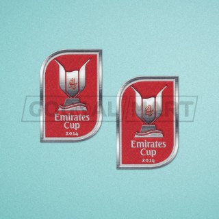 Arsenal Emirates Cup 2014 Sleeve Sleeve Soccer Patch / Badge