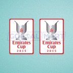 Arsenal Emirates Cup 2015 Sleeve Soccer Patch / Badge