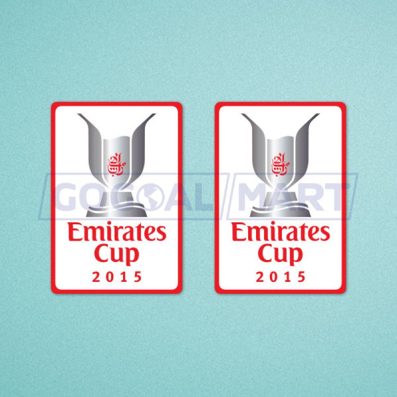 Arsenal Emirates Cup 2015 Sleeve Soccer Patch / Badge