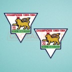 England Premier League Champion 1993-1994 Sleeve Gold Patch / Badge Manchester United Jersey
