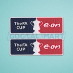 FA Cup 2007 - 2011 e-on Sleeve Soccer Patch / Badge