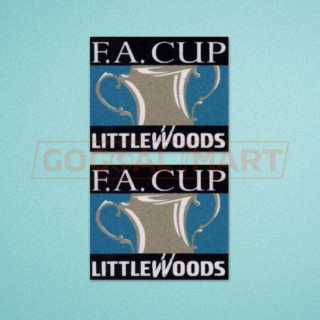 FA Cup 1995-1998 LITTLEWOODS Sleeve Soccer Patch / Badge