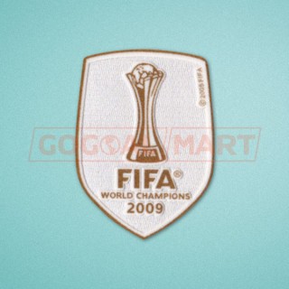 FIFA Club World Cup 2009 Winner Barcelona Away Sleeve Soccer Patch / Badge
