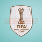 FIFA Club World Cup 2008 Winner Manchester United Home Sleeve Soccer Patch / Badge