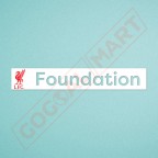 Liverpool L.F.C. Foundation 2023-2025 Back Sponsor Soccer Patch / Badge (White Red Bird)