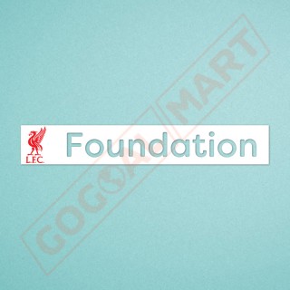 Liverpool L.F.C. Foundation 2023-2025 Back Sponsor Soccer Patch / Badge (White Red Bird)