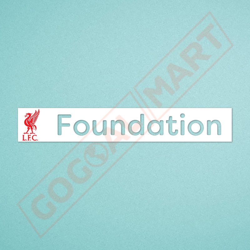 Liverpool L.F.C. Foundation 2023-2025 Back Sponsor Soccer Patch / Badge (White Red Bird)