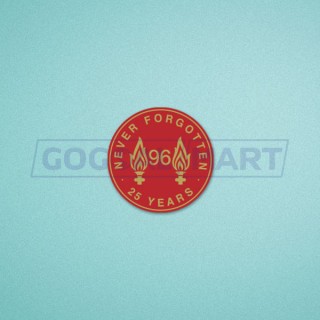 England Premier League Liverpool 2014 Hillsborough 96 Never forgotten 25 years Soccer Patch / Badge
