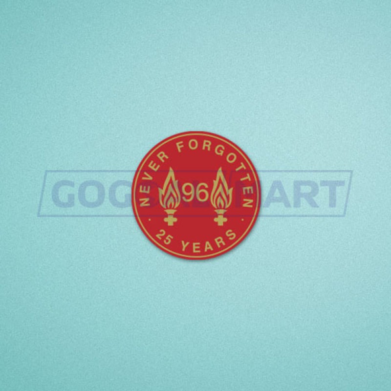 England Premier League Liverpool 2014 Hillsborough 96 Never forgotten 25 years Soccer Patch / Badge