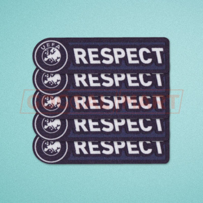UEFA Respect 2009-2011 Sleeve Soccer Patch / Badge x 5 sets