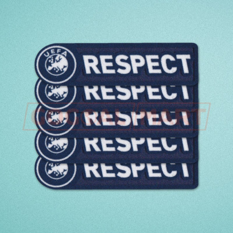 UEFA Respect 2011-2012 Sleeve Soccer Patch / Badge x 5 sets