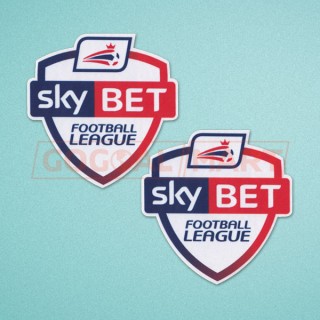 The Football League 2013-2015 SkyBet Sleeve Soccer Patch / Badge 
