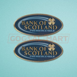 Scottish Premier League 2002-2006 Gold Champion Sleeve Soccer Patch / Badge 