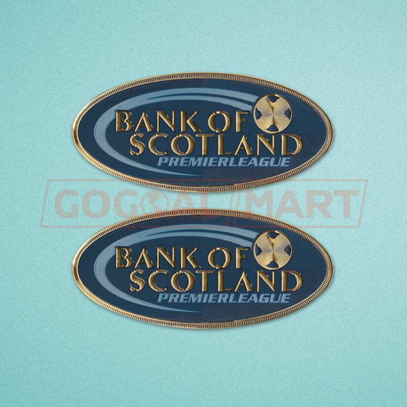Scottish Premier League 2002-2006 Gold Champion Sleeve Soccer Patch / Badge 