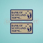 Scottish Premier League 1999-2002 Gold Champion Sleeve Soccer Patch / Badge