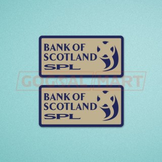 Scottish Premier League 1999-2002 Gold Champion Sleeve Soccer Patch / Badge
