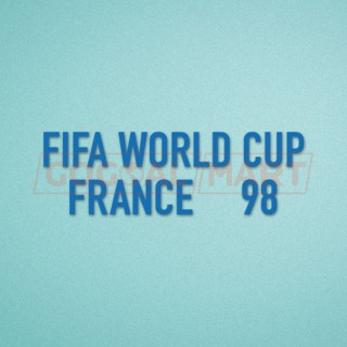 FIFA World Cup 1998 France Blue Sleeve Soccer Patch / Badge 