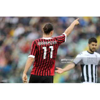 AC Milan 2011-2012 Ibrahimovic #11 Homekit Nameset Printing