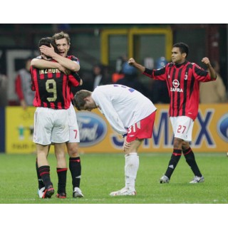 AC Milan 2004-2007 Inzaghi #9 Homekit Nameset Printing