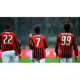 AC Milan 2007-2008 Kaka #22 Homekit Nameset Printing 