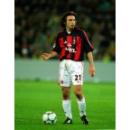 AC Milan 2000-2001 Pirlo #21 Homekit Nameset Printing