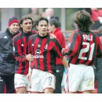 AC Milan 2002-2004 Pirlo #21 Homekit Nameset Printing 