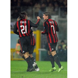 AC Milan 2008-2009 Pirlo #21 Homekit Nameset Printing