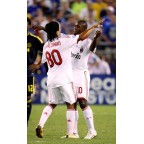 AC Milan 2009-2010 Ronaldinho #80 Awaykit Nameset Printing 