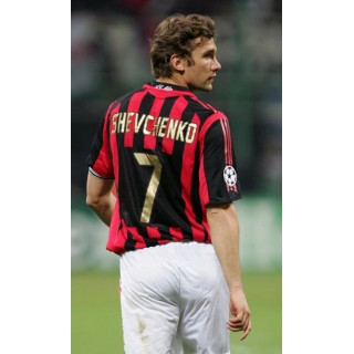 AC Milan 2004-2007 Shevchenko #7 Homekit Nameset Printing