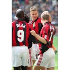 AC Milan 1998-2000 Weah #9 Homekit Nameset Printing
