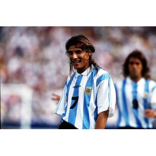 Argentina 1994 Caniggia #7 World Cup Homekit Nameset Printing 