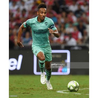 Arsenal 2018-2019 Aubameyang #14 Singapore pre-season tour Awaykit Nameset Printing