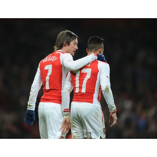 Arsenal 2014-2015 Rosicky #7 FA Cup Homeykit Nameset Printing