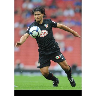 Atletico Madrid 2008-2010 Kun Aguero #10 Awaykit Nameset Printing
