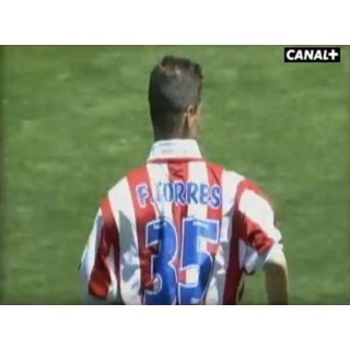 Atletico Madrid 2000-2001 F. Torres #35 Awaykit Nameset Printing