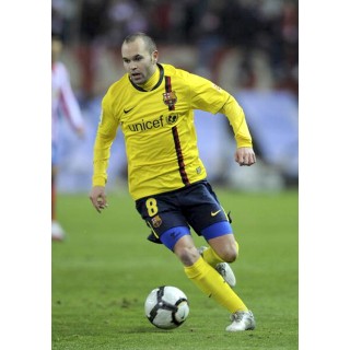 Barcelona 2008-2010 Iniesta #8 Awaykit Nameset Printing