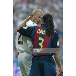 Barcelona 2003-2004 Davids #3 Homekit Nameset Printing