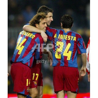 Barcelona 2004-2006 Iniesta #24 Homekit Nameset Printing