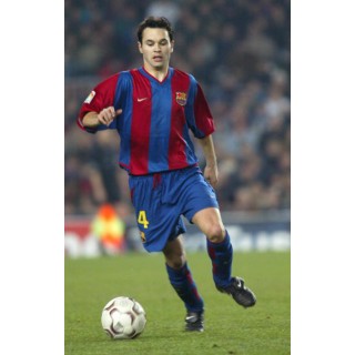 Barcelona 2002-2003 Iniesta #34 Homekit Nameset Printing
