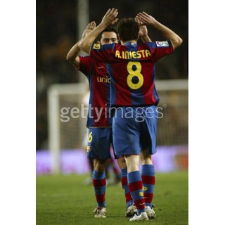 Barcelona 2007-2008 Iniesta #8 Homekit Nameset Printing