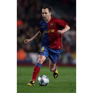 Barcelona 2008-2010 Iniesta #8 Homekit Nameset Printing