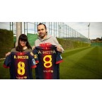 Barcelona 2013 Iniesta #8 Gamper Trophy Homekit Nameset Printing
