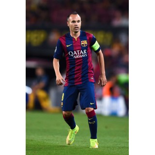 Barcelona 2014-2015 A. Iniesta #8 Homekit Nameset Printing