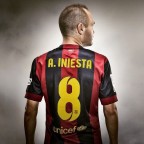 Barcelona 2014-2015 A. Iniesta #8 Homekit Nameset Printing