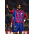 Barcelona 2002-2004 Kluivert #9 Homekit Nameset Printing