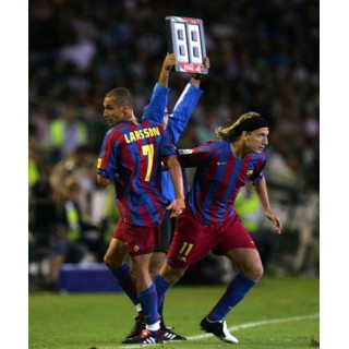 Barcelona 2004-2006 Larsson #7 Homekit Nameset Printing