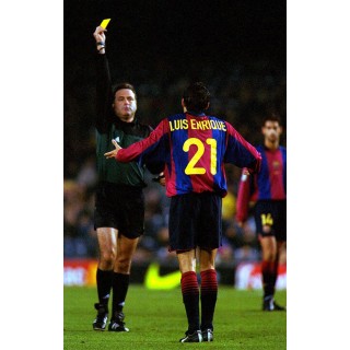 Barcelona 2000-2001 Luis Enrique #21 Homekit Nameset Printing