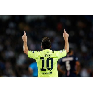 Barcelona 2014-2015 Messi #10 Away/3rd Awaykit Nameset Printing