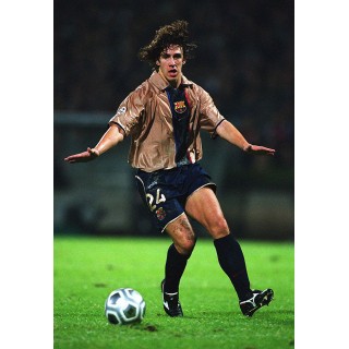 Barcelona 2001-2002 Puyol #24 Awaykit Nameset Printing